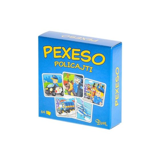 Pexeso Policisté 64ks v krabičce