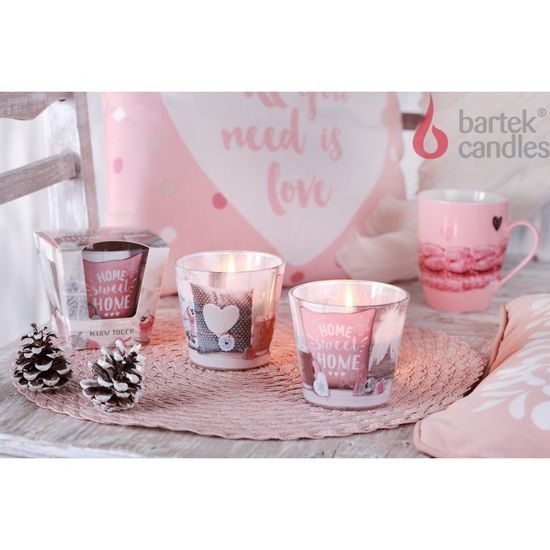 Bartek Svíčka Sklo 115g Warm & Cosy Home