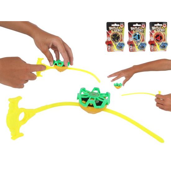 Spinner 4,5cm na natažení jiskřící 4barvy na kartě