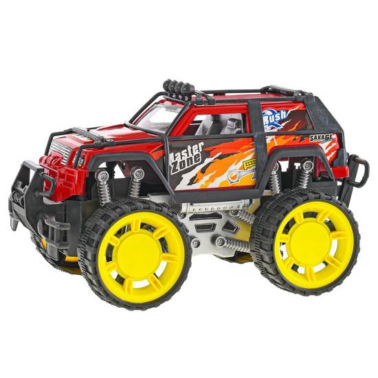 Auto terénní 26cm na setrvačník v krabičce