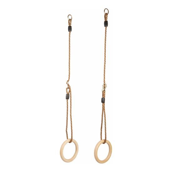 small foot Dřevěné gymnastické kruhy