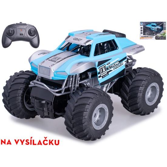 R/C auto terénní 20cm 1:20 2,4GHz plná funkce na baterie 2barvy v krabičce