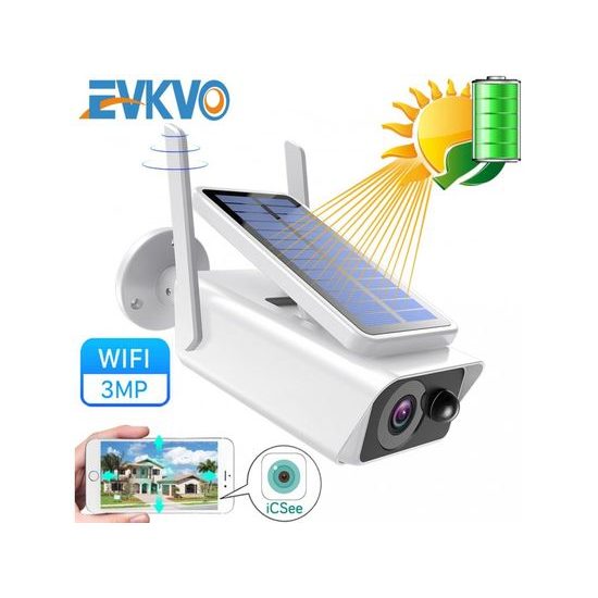 Solární venkovní Wi-Fi IP kamera FullHD 1080P - na baterie