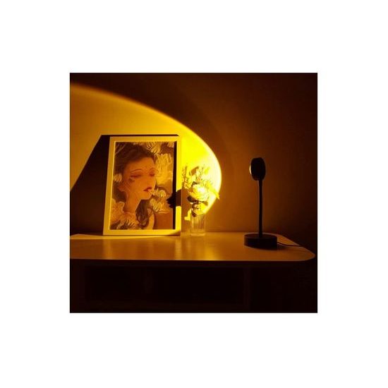 Projekční lampa pro fotografování s efektem západu slunce Sunset