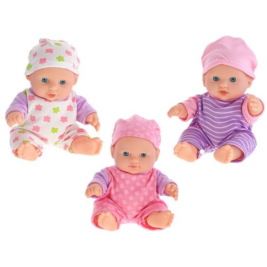 Miminko 20cm sedící 3druhy 18m+ 12ks v DBX