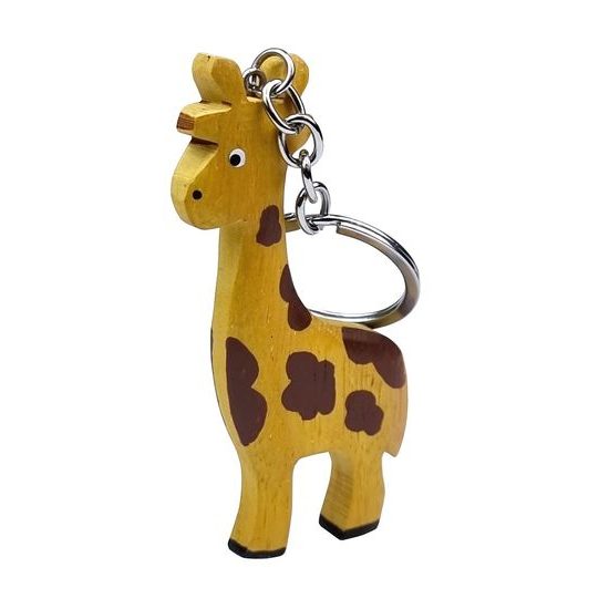 2Kids Toys Dřevěná klíčenka velká Žirafa