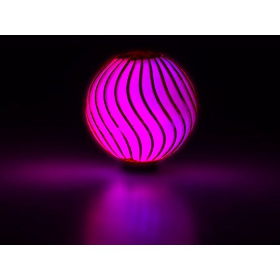 Toys&Trends míček 6cm disco koule na baterie se světlem 3druhy 4barvy 12ks v DBX