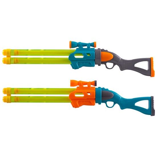 Vodní pumpa puška 46cm 3barvy 24ks v PDQ