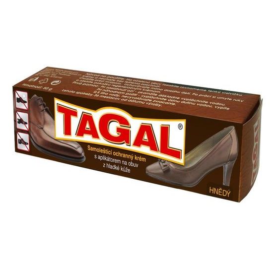 Tagal lesk na boty hnědý 50g