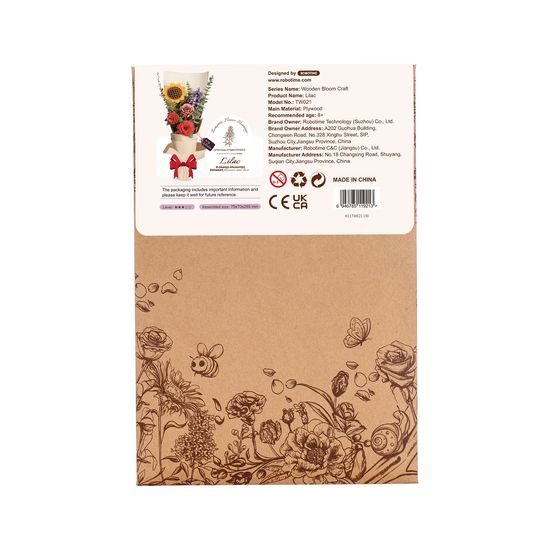 RoboTime 3D dřevěná skládačka Šeřík