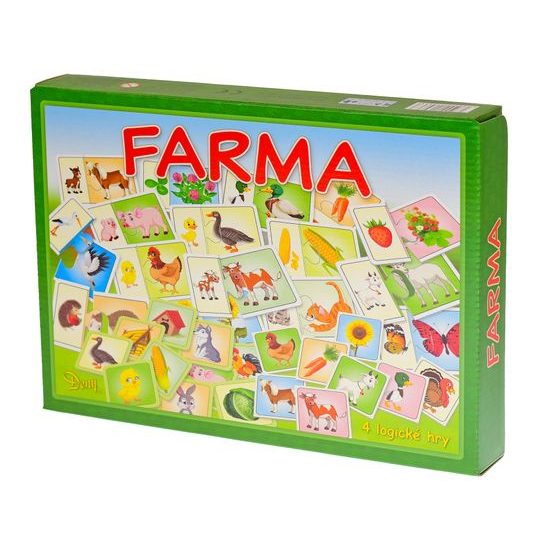 Společenská hra logická Farma v krabičce