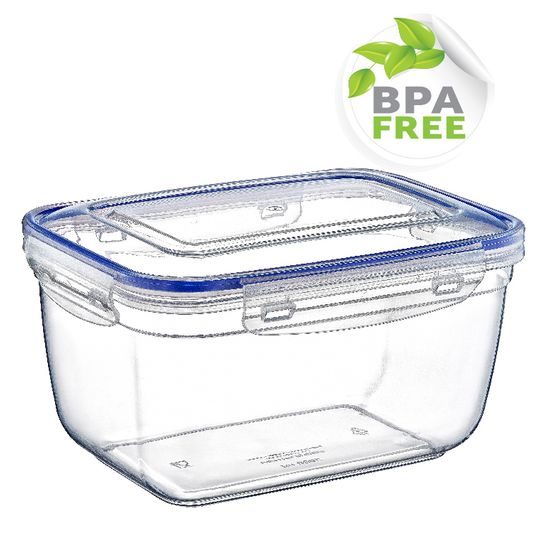 DUNYA Obdélníková dóza s klipem 5000 ml