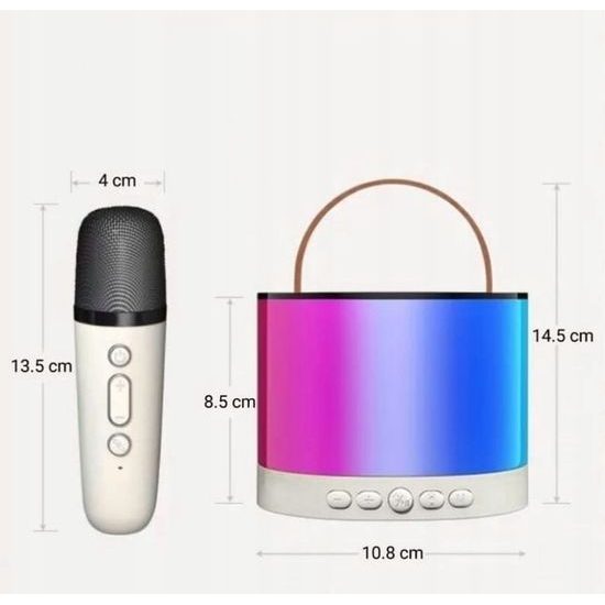 Karaoke souprava s Bluetooth a s 2 bezdrátovými mikrofony - MXKS-200 BT
