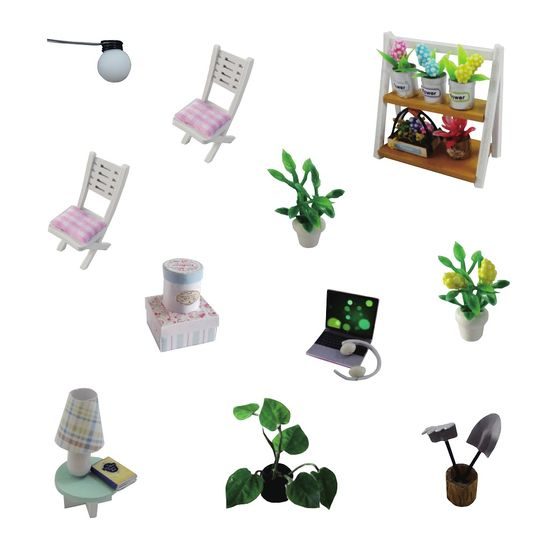 2Kids Toys miniatura domečku Růžový dům