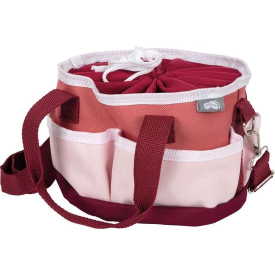 small foot Sada péče o koně s taškou červená