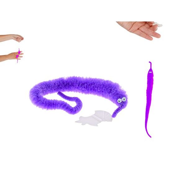 Toys&Trends červík 22cm na provázku 6barev na kartě