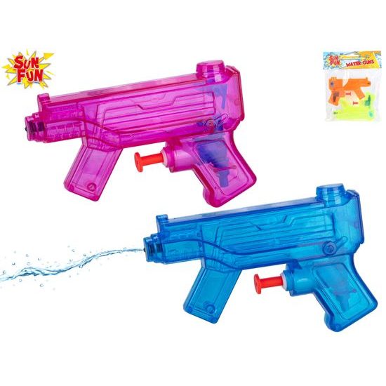 Sun Fun vodní pistole 11cm 2barvy 2ks v sáčku