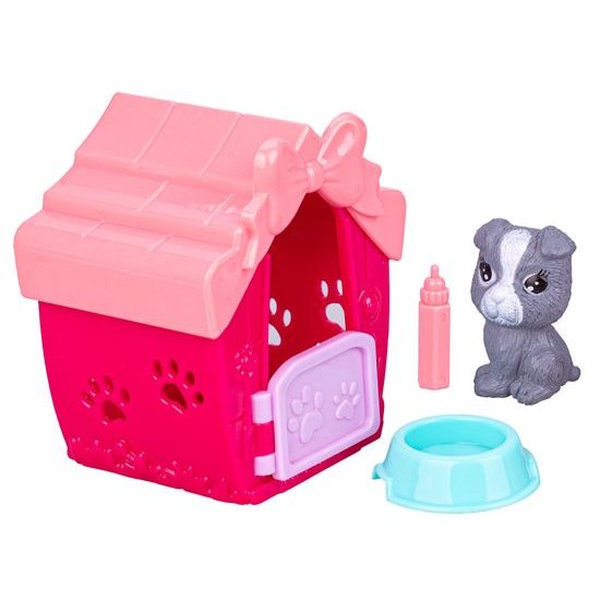 Toys&Trends pejsek 4cm s boudou 7x6,5x5cm a doplňky 3druhy 12ks v DBX
