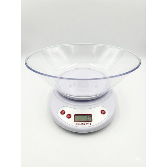 Digitální kuchyňská váha s odnímatelnou miskou – do 5 kg, přesnost 1 g