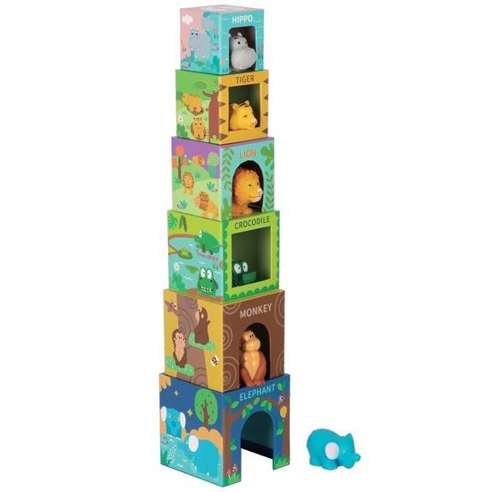 2Kids Toys Kostky se zvířátky Safari