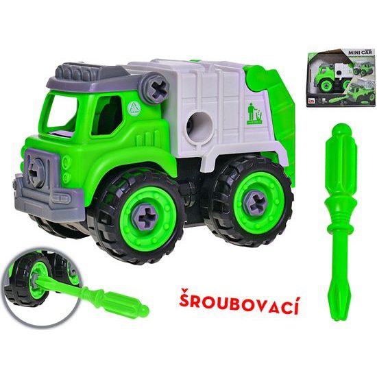 Auto popeláři šroubovací 12,5cm volný chod v krabičce
