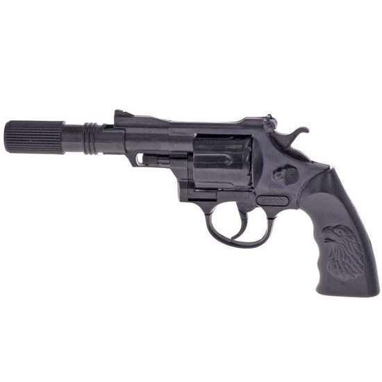 Kapslovka Buddy s tlumičem 23cm "12" na kartě