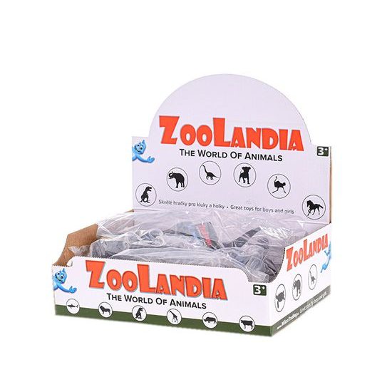 Zoolandia mořská zvířátka 22,5-28cm 4druhy v sáčku 8ks v DBX