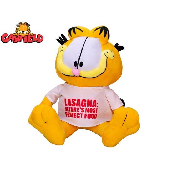 Garfield - "Lasagna: Nature's most perfect food" 24cm plyšový sedící 0m+