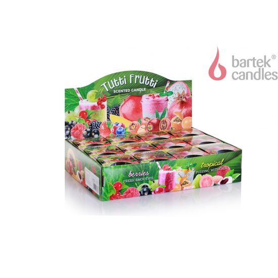 Bartek Svíčka sklo 115g Tutti Frutti