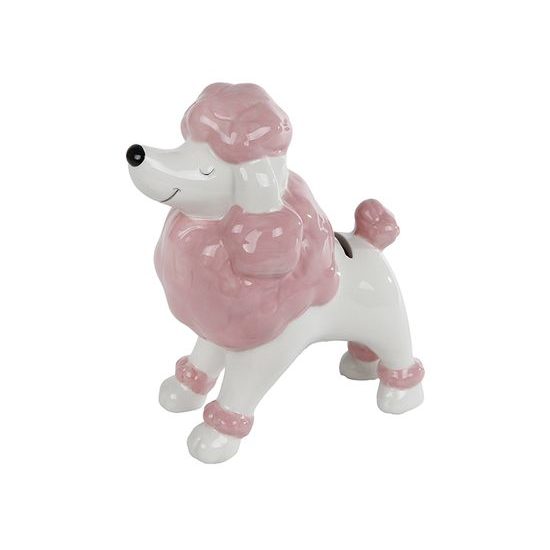 Pokladnička pudlík porcelánový 16,5x9x18cm