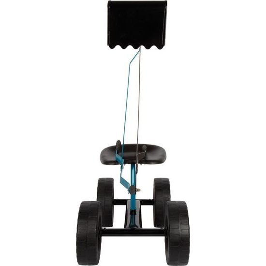 small foot Bagr s kolečky modrý