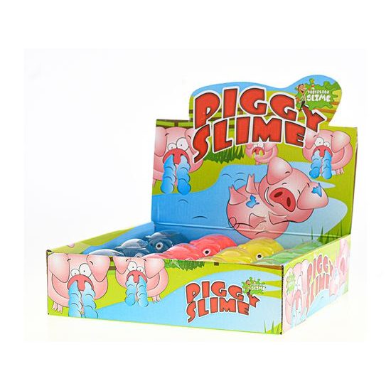 Professor Slime sliz prasátko 9cm 4barvy 12ks v DBX