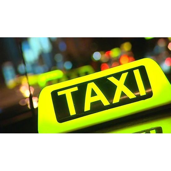 Taxi světlo na střechu auta s magnetem, 12V - 29x12,5x10,5 cm