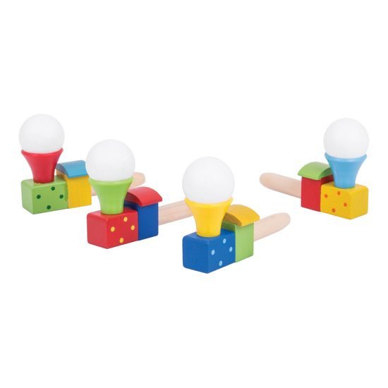 Bigjigs Toys Foukání lokomotiva s balónkem 1 ks