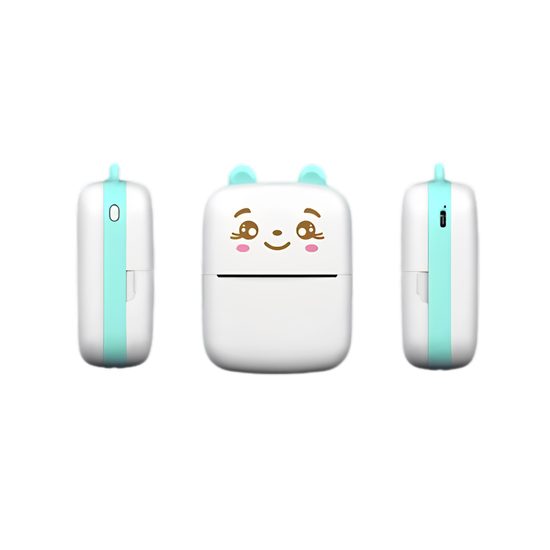 Přenosná mini termo tiskárna pro iPhone a Android - růžová