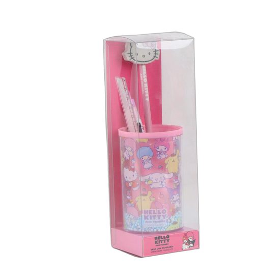 Psací sada s pouzdrem Hello Kitty