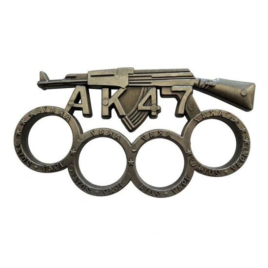 Boxer na ruku mosazný - šedý 2142