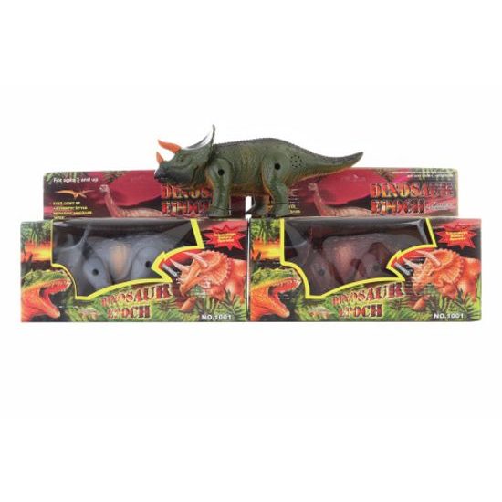 Dinosaurus 3 barvy na baterie