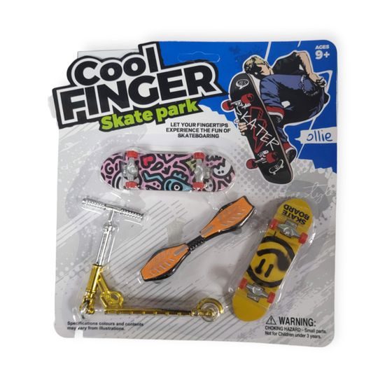 Sada fingerboard s koloběžkou 4ks