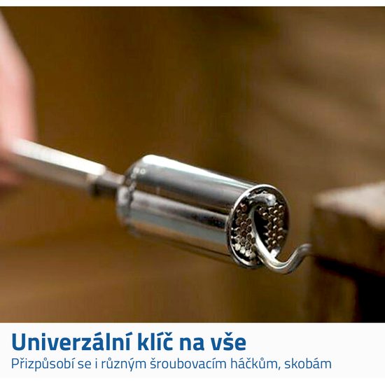 Univerzální nástavcový gola klíč 7 - 19mm