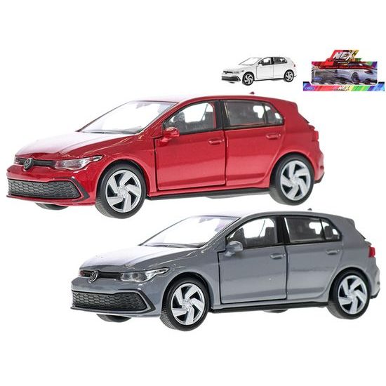 Welly VW Golf 8 GTI 11,5cm 1:38 kov zpětný chod 3barvy 12ks v DBX
