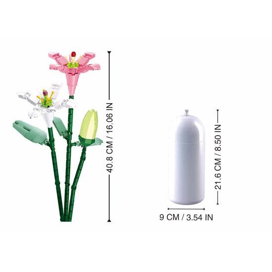 Sluban Flowers M38-B1101-07 Lilie ve váze