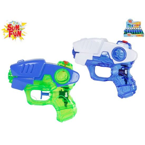 Sun Fun vodní pistole 12cm 2barvy 16ks v DBX