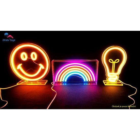 2Kids Toys LED NEON LIGHT lampička Srdce červené
