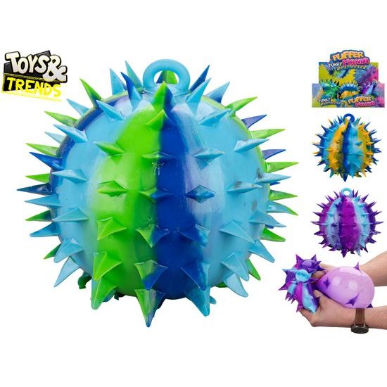 Toys&Trends míček gigantický strečový 18cm s bodlinami 3barvy 6ks v DBX