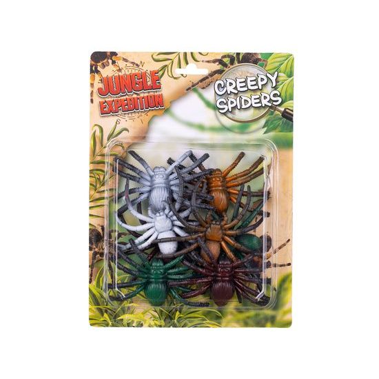 Jungle Expedition pavouk 6cm 8ks na kartě