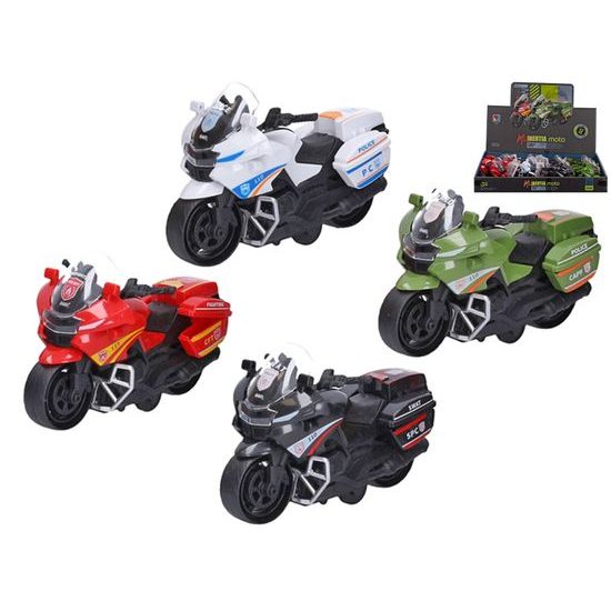 Motorka záchranné složky 13cm na setrvačník 4barvy 12ks v DBX