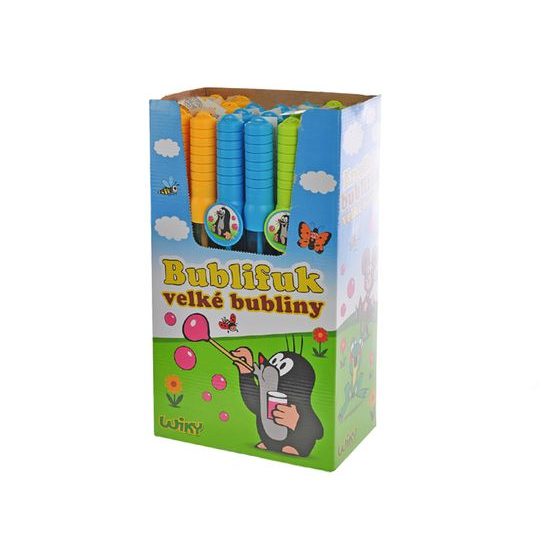 Krtečkův bublifuk trubice 38cm 120ml 3barvy 24ks v DBX