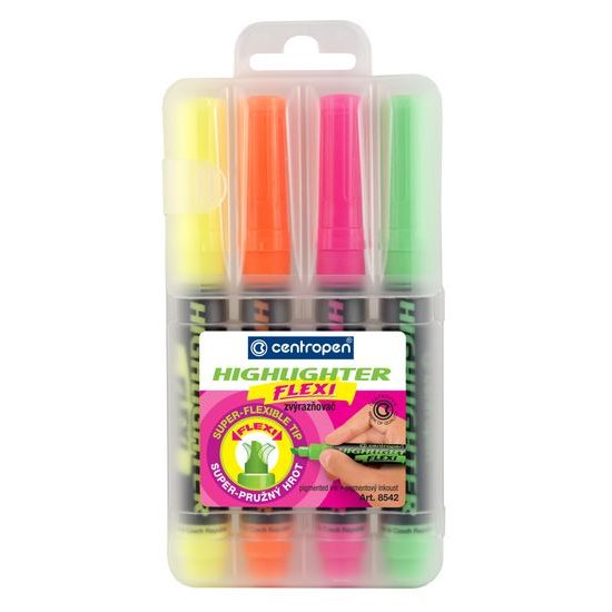 CENTROPEN FLEXI Zvýrazňovač 8542/4