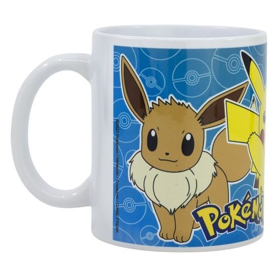 Keramický hrnek 325 ml - Pokémon Eevee, Pikachu, Charmander